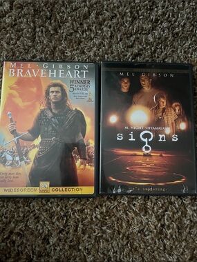 Two Mel Gibson DVD’s